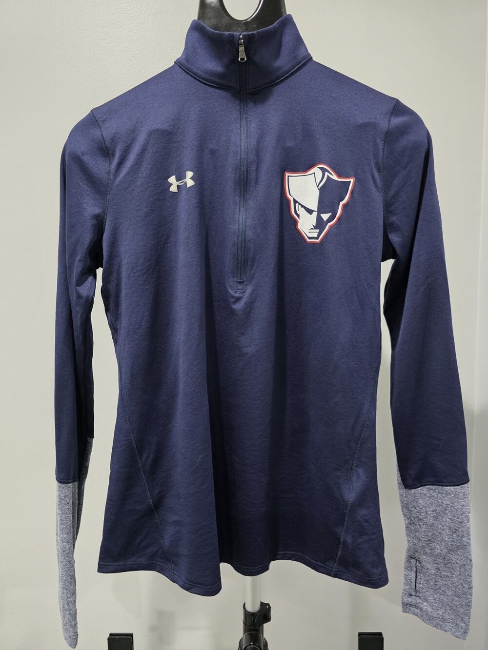 Under Armour HeatGear Quarter Zip Pullover Men’s Medium Navy Blue Athletic